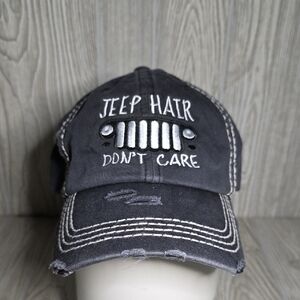 KBETHOS Vintage Distressed Jeep Hair Don't Care Adjustable Hat